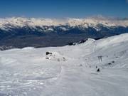 Greppon Blanc con vista sulla Valle del Rodano