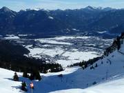 Vista sui paesi a valle