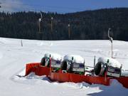 Cannoni da neve presso la seggiovia Wasenlift