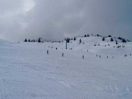 Comprensori sciistici per principianti a Chamonix-Mont-Blanc – Principianti Les Houches/Saint-Gervais - Prarion/Bellevue (Chamonix)