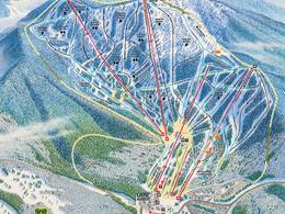 Mappa delle piste Santa Fé