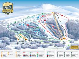 Mappa delle piste Grövelfjäll