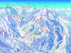 Mappa delle piste Berwang/Bichlbach/Rinnen