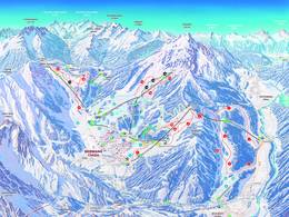 Mappa delle piste Berwang/Bichlbach/Rinnen