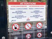 Informazioni sul collegamento nella cabinovia