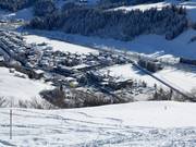 Vista sulla frazione di Heinfels a Sillian