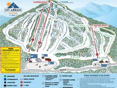 Mappa delle piste Mt. Abram