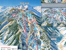 Mappa delle piste Aspen Mountain