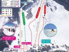 Mappa delle piste Mont Deus Hidakuraiyama Snow Park