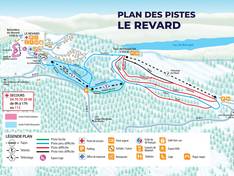 Mappa delle piste Le Revard