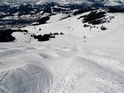 Inizio della pista di gobbe