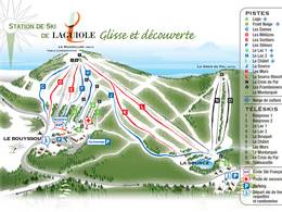 Mappa delle piste Laguiole