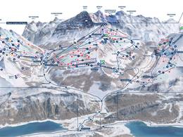 Mappa delle piste Kleine Scheidegg/Männlichen - Grindelwald/Wengen