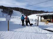 Alla sciovia a Tänndalen viene passato il piattello.