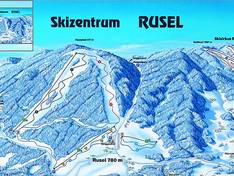Mappa delle piste Rusel