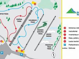 Mappa delle piste Kalitos Kalnas - Anykščiai
