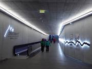 Accesso curato dalla stazione ferroviaria alla funivia