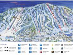 Mappa delle piste Sommet Saint-Sauveur