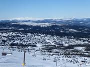 Vista sugli alloggi dell'Høyfjellssenter