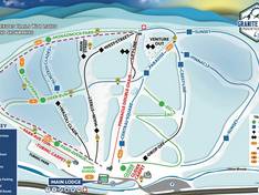 Mappa delle piste Granite Gorge Mountain Park