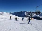 Pista facile presso la seggiovia Valandrea Vetta