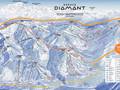 Mappa delle piste Espace Diamant - Les Saisies/Notre-Dame-de-Bellecombe/Praz sur Arly/Flumet/Crest-Voland