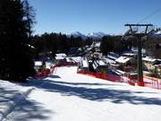 Pista verso la stazione a valle Falzeben