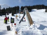 Tschuggen - Skilift con T-bar/ancora