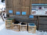 Raccolta differenziata dei rifiuti nell’area sciistica Hochoetz