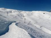 Vista sulle piste del Wartherhorn