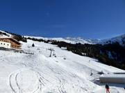 Vista sull’area sciistica Hochzeiger