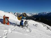 Cannone da neve sul Monte Cavallo