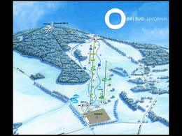 Mappa delle piste Javorník - Jeřmanice