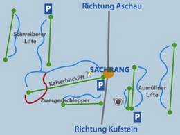 Mappa delle piste Sachrang