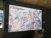 Mappa delle piste presso la Kieserlbahn