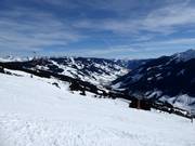 Vista sulla valle di Glemmtal in direzione di Maishofen