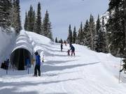 Pista facile presso il tappeto Thunder Tube