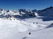 Pista facile e di media difficoltà dal Karlesjoch