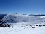 Vista verso lo Steinermandl nella Jochtal