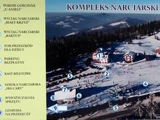 Mappa delle piste Biały Krzyż (Szczyrk)