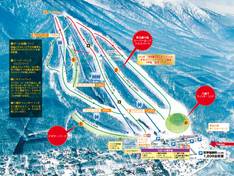 Mappa delle piste Panorama Area - Hachimantai