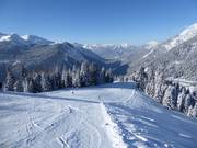 Pista di media difficoltà al Rastkopf