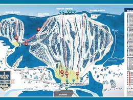 Mappa delle piste Beaver Valley Ski Club