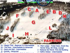 Mappa delle piste Dry Hill