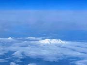 Vista sul Mt. Ruapehu dall’aereo