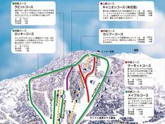 Mappa delle piste Canmore Ski Village - Higashikawa