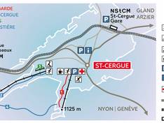 Mappa delle piste St. Cergue