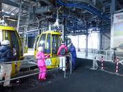 Alla cabinovia si riceve assistenza durante la salita