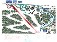 Mappa delle piste Eagle Rock