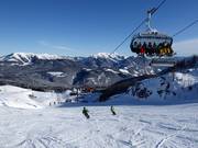 Piste presso la seggiovia a 8 posti Steinplatte